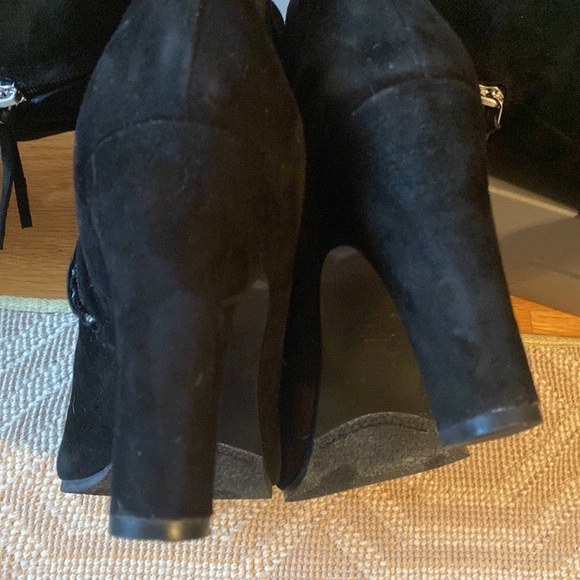 Ann Taylor Loft Black Over the Knee SUEDE Boots, Size 8.5 - Picture 6 of 16